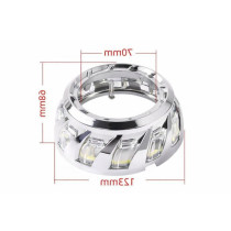 Maskownice, osłony soczewki 3" SPIRALA DUAL LED DRL z kierunkiem