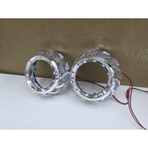 Maskownice, osłony soczewki 3" SPIRALA DUAL LED DRL z kierunkiem