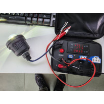 Soczewki LED drogowe, dalekosiężne 2,5" + podświetlenie RED DEVIL EYE