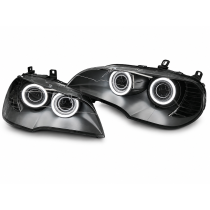 RINGI LED COTTON BIAŁE BMW X5 E70 BI-XENON