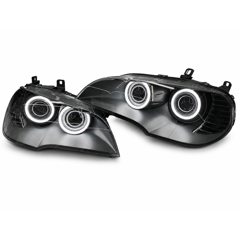 RINGI LED COTTON BIAŁE BMW X5 E70 BI-XENON