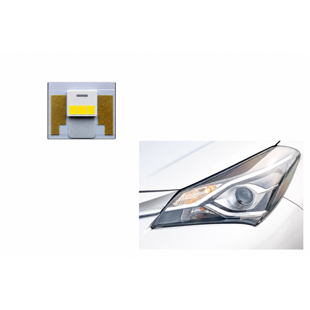Moduł płytka LED DRL dzienne Toyota Yaris III 17-20, Avensis T27 15+ 8MM