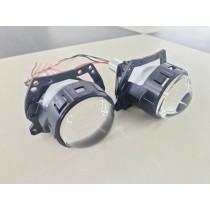 Soczewki BI LED 2.5" 24V CIĘŻAROWY łatwy montaż H4 H7 barwa 4300K + mocowanie G5