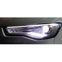 Światłowód DRL LED Audi A6 C7 LIFT bixenon
