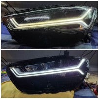 Światłowód DRL LED Audi A6 C7 LIFT matrix full LED