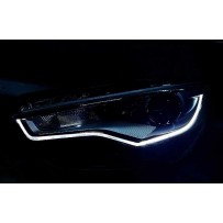 Światłowód DRL LED Audi A6 C7 11-14 bi-xenon przedlift