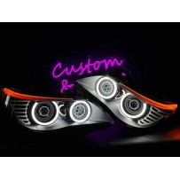 RINGI LED COTTON BIAŁE BMW E60 LCI BIXENON