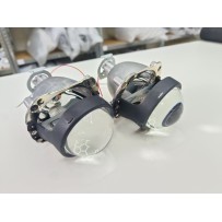 Soczewki BI-HALOGEN 2,5" METAL mini h1 + maskownice