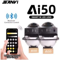 Soczewki BI-LED 3.0 SANVI AI50 3000/4300/6000K sterowane aplikacją bluetooth